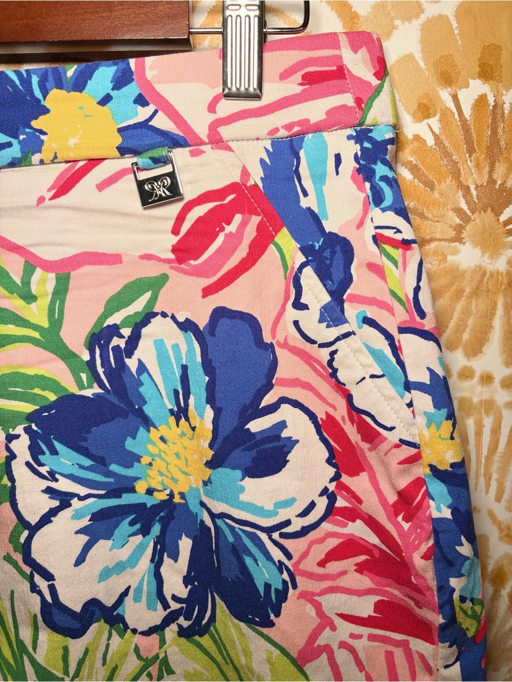 Raffaella Tropical Floral Golf Skort L Country Club Resort Preppy Tennis - Picture 7 of 9